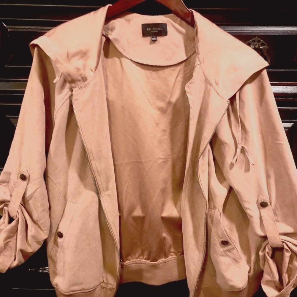 BE COOL Dusty Rose Bomber Jacket